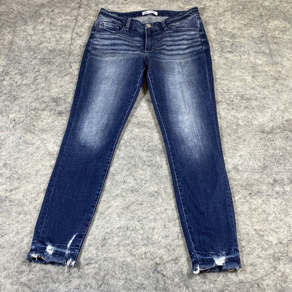 Buckle Denim - BKE Jeans Women's 28 Blue Payton Ankle Skinny Universal Fit Mid-Rise Distressed